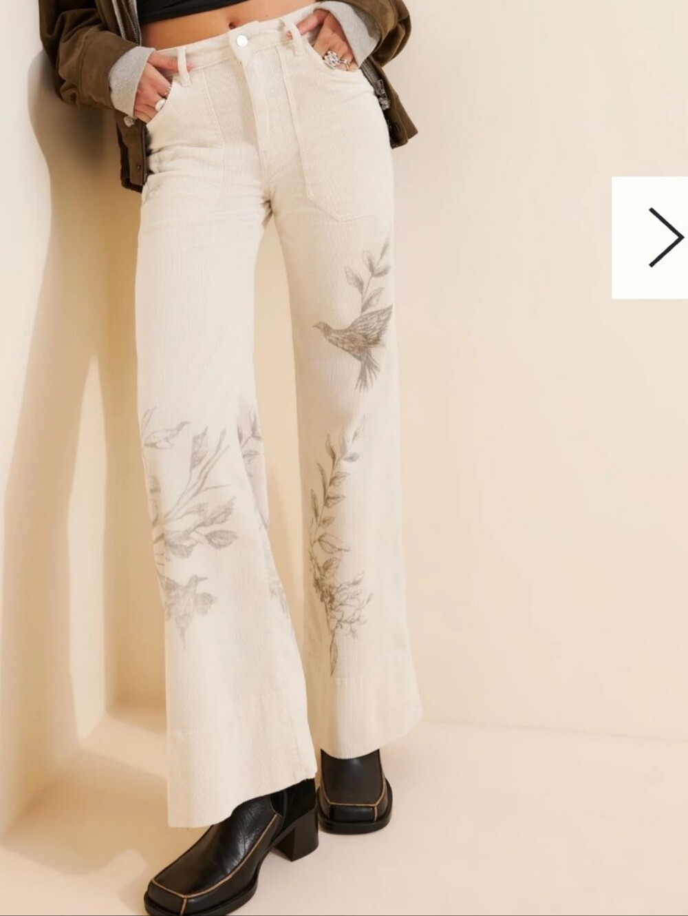 Pilcro The Rylan Relaxed High-Rise Flare Corduroy Jeans 29 Anthropologie